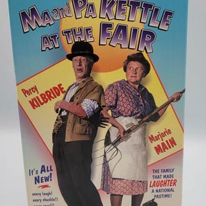 Ma and Pa Kettle at the Fair VHS | 1991 MCA Universal | Tested & Working | Classic Comedy Film