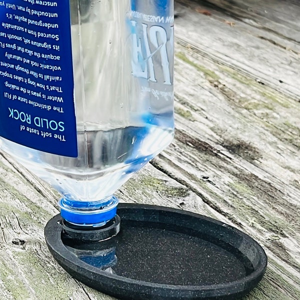 Water Bowl with  Gravity Feed  Bottle Adapter