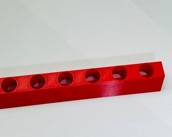 13mm Diameter Test Tube Vial  Holder 6 Rack Stand