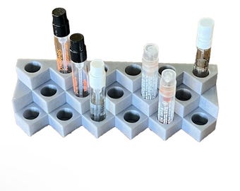Perfume Sample Organizer Holds 17 Vials