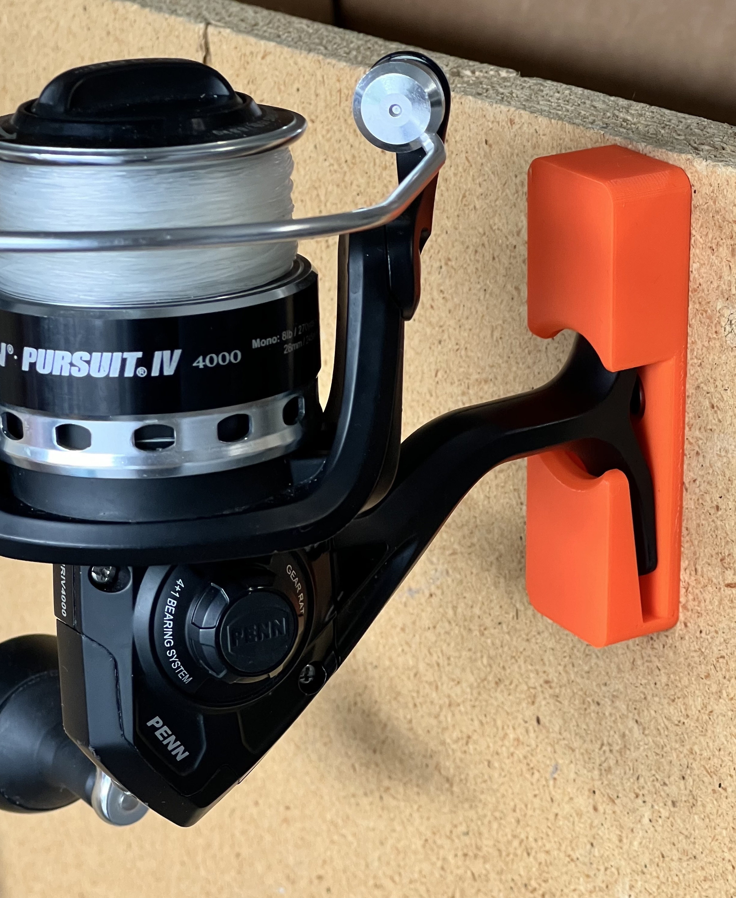 SET OF X4 Fishing Reel Wall Mounts for Most 4K to 10K Series