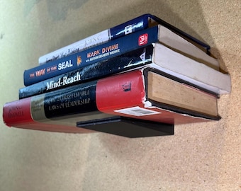 Floating Book Shelf With Mounting Hardware (screws) For Books, wall decor