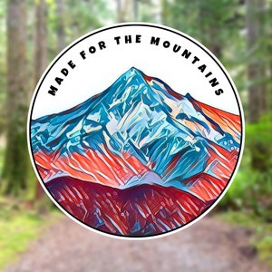 Wanderer Adventure Sticker Mountains Sticker 