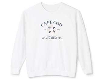 Cape Cod Nautical Buoy-sweater met ronde hals | Coastal T-shirt Massachusetts