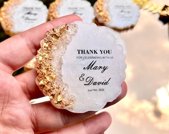 Hochzeitsgastgeschenke, Magnet Epoxy Resin Wedding Favors, Wedding Gift Magnet, Personalized Wedding Anniversary, Engagement Gift