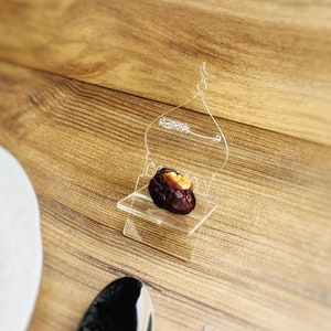 Date holders for Ramadan 4 pieces, Ramadan with bismillahirrahmanirrahim, serve dates, date holders for Eid