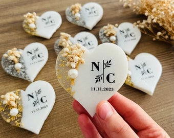 Wedding Favors - Magnet Epoxy Resin Wedding Favors - Babypartybevorzugungen - Personalized Favors - Baby Shower - Willkommensgeschenke