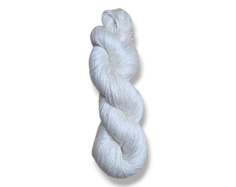 Silk/Linen Yarn Undyed 490 yards skein