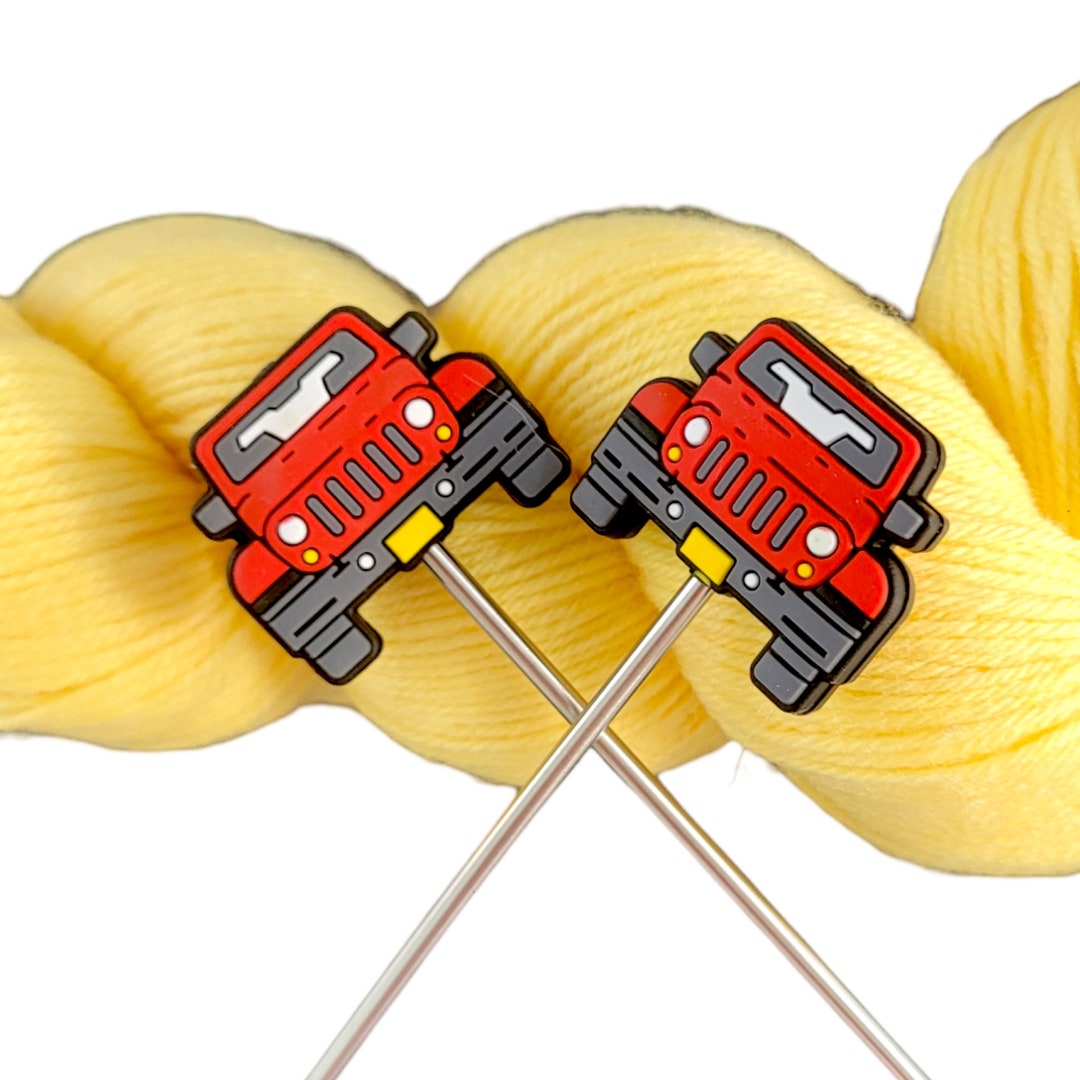 Red Jeep Knitting Needle Point Protectors Needle Holderset of Etsy