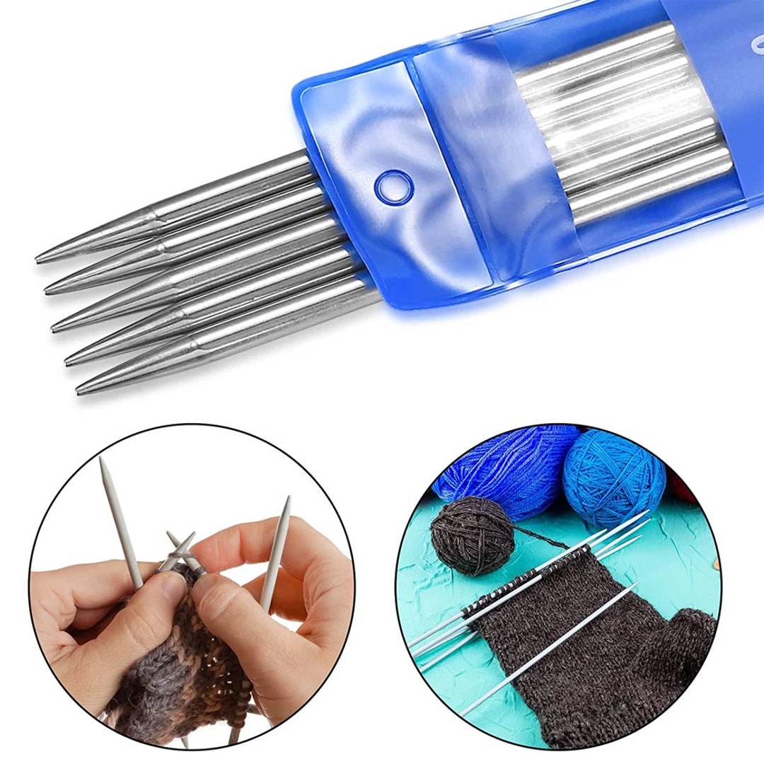 Aluminum Double Sided Knitting Needles Dpns 1 Set of 5pcs Etsy