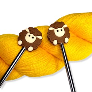 Brown Sheep Knitting Needle Point Protectors Needle Holder(Set of 2)