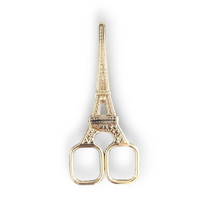 Eiffel Tower Yarn Scissors Gold