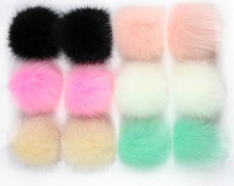 Fluffy Pom Pom 3 inches diameter Your choice of Color