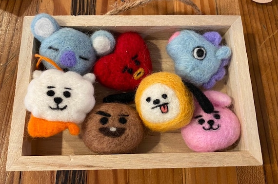 BTS BT21 Key Chain /ornament - RJ | Shooky | Mang | Koya | Chimmy