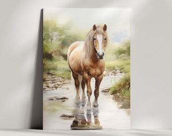 Beautiful Horse Watercolour Greetings & Birthday Card