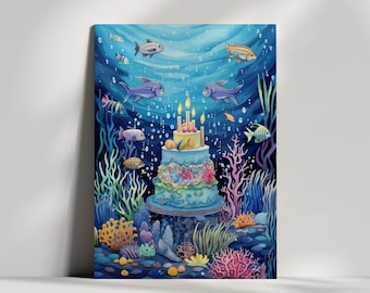 Incredible Ocean Birthday Card