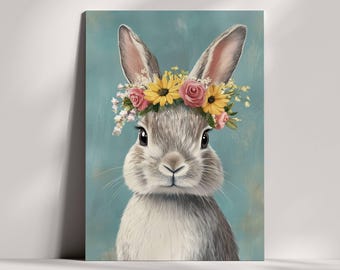 Cute Rabbit Birthday & Greetings Card