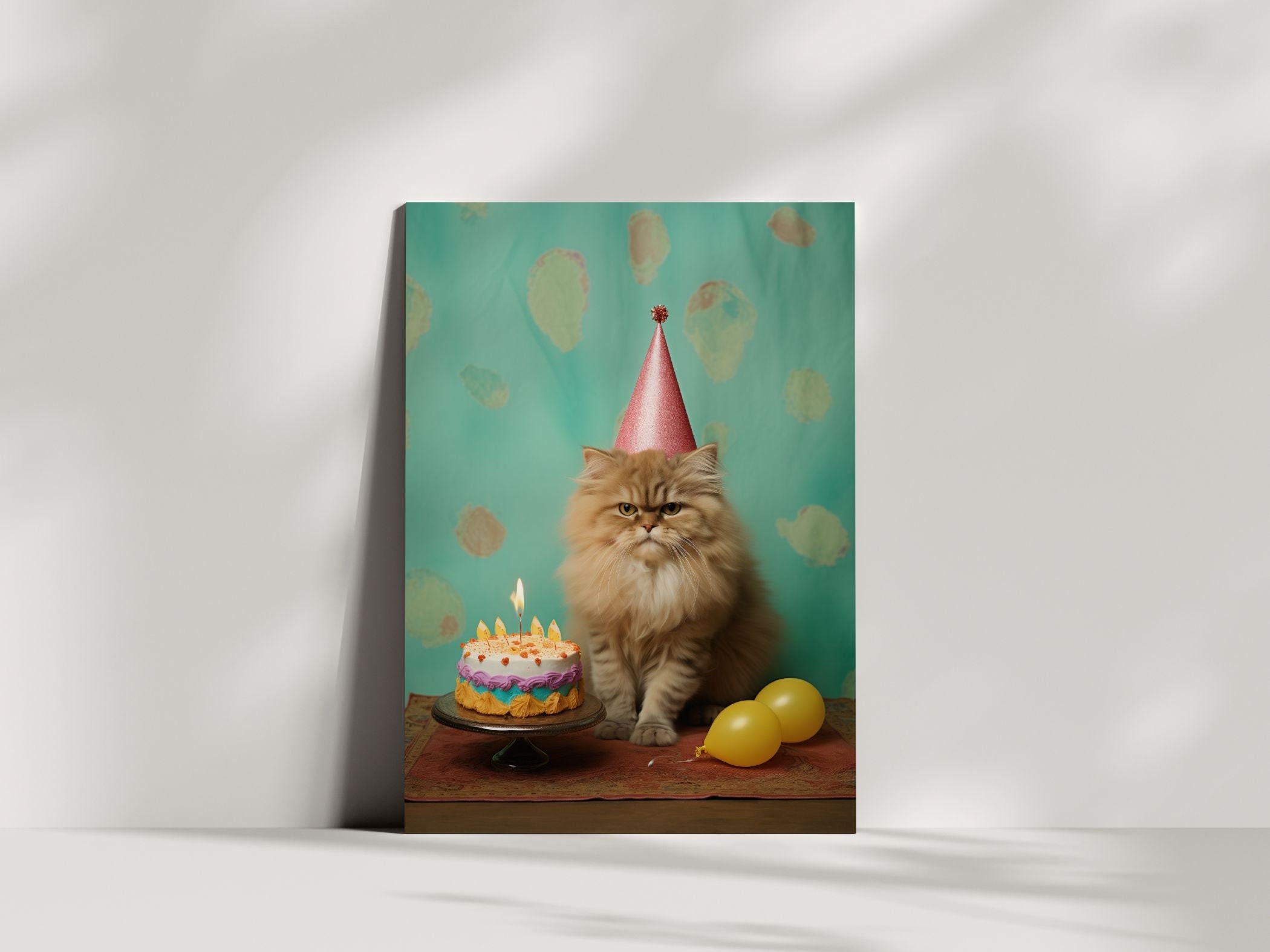 Funny & Adorable Cat Birthday and Greetings Card