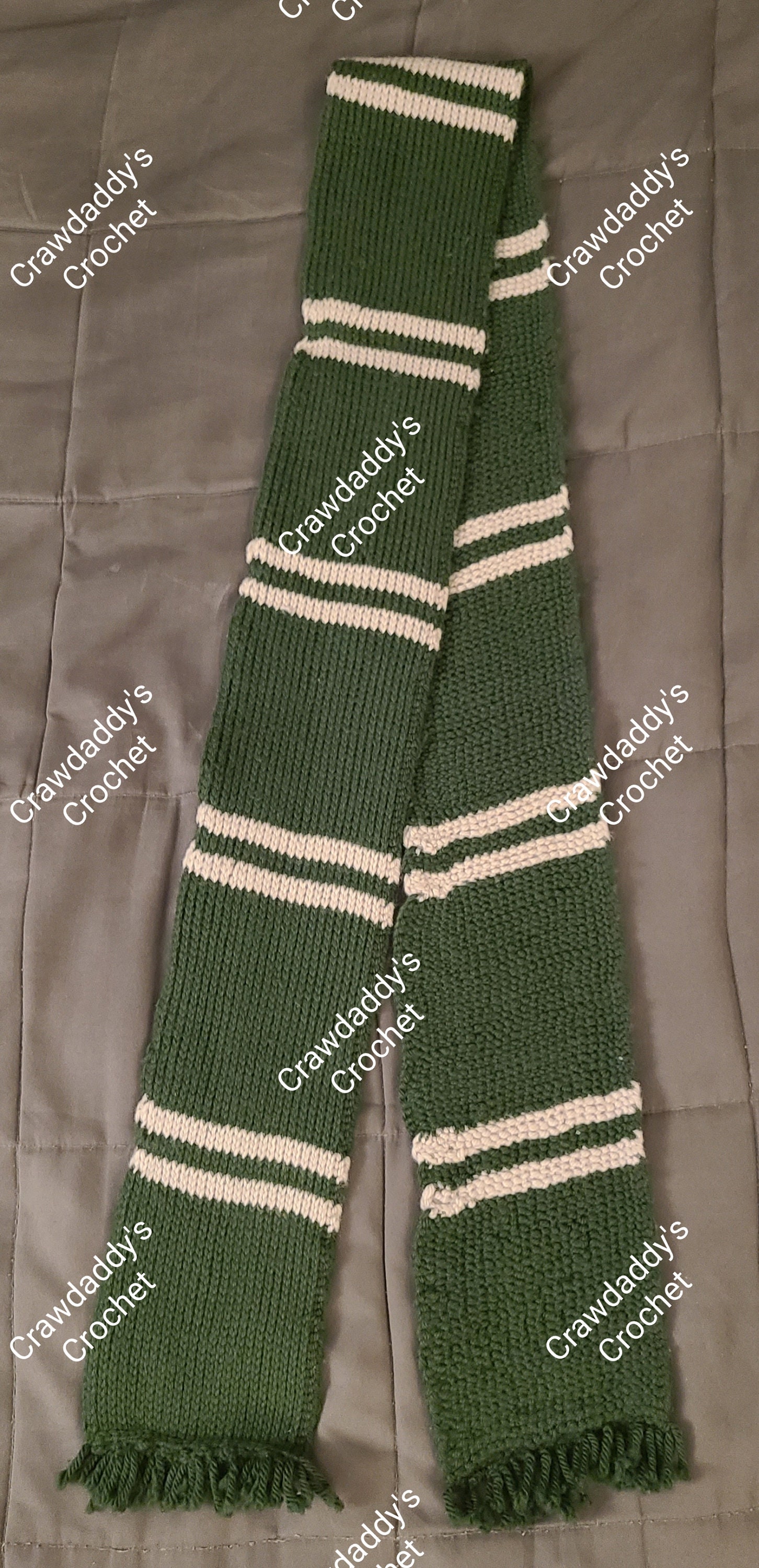 Harry Potter, Merino Wool, House Scarfs in Tunisian Crochet - Thumbnail 3
