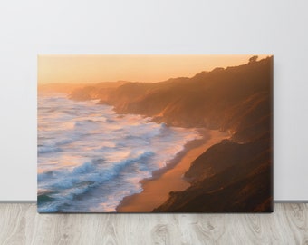 Beach canvas prints Sea | landscape Nautical photo | Coastal canvas print | Sea wave canvas | large wall art Beach | wall decor