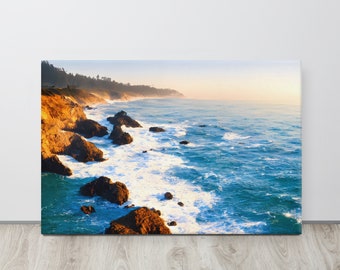 Beach canvas prints Sea | landscape Nautical photo | Coastal canvas print | Sea wave canvas | large wall art Beach | wall decor