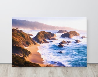 Beach canvas prints Sea | landscape Nautical photo | Coastal canvas print | Sea wave canvas | large wall art Beach | wall decor