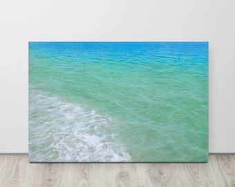 Beach canvas, prints Sea landscape, Nautical photo, Coastal canvas print, Sea wave canvas, large wall art Beach, wall decor