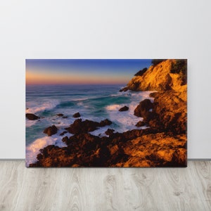 Ocean Print, Beach Landscape Painting, Vintage Coastal Wall Art, Path on the Beach Print, Seaside Grass, Classic Landscape Painting