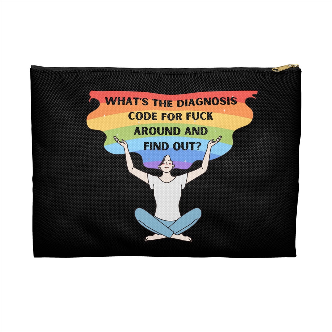 What's the Diagnosis Code...accessory Pouch - Etsy