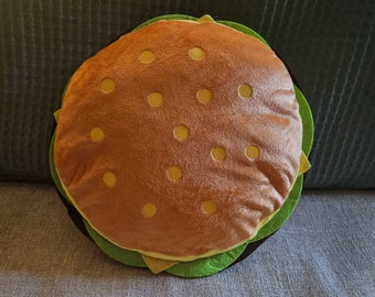 Weighted Hamburger Plush