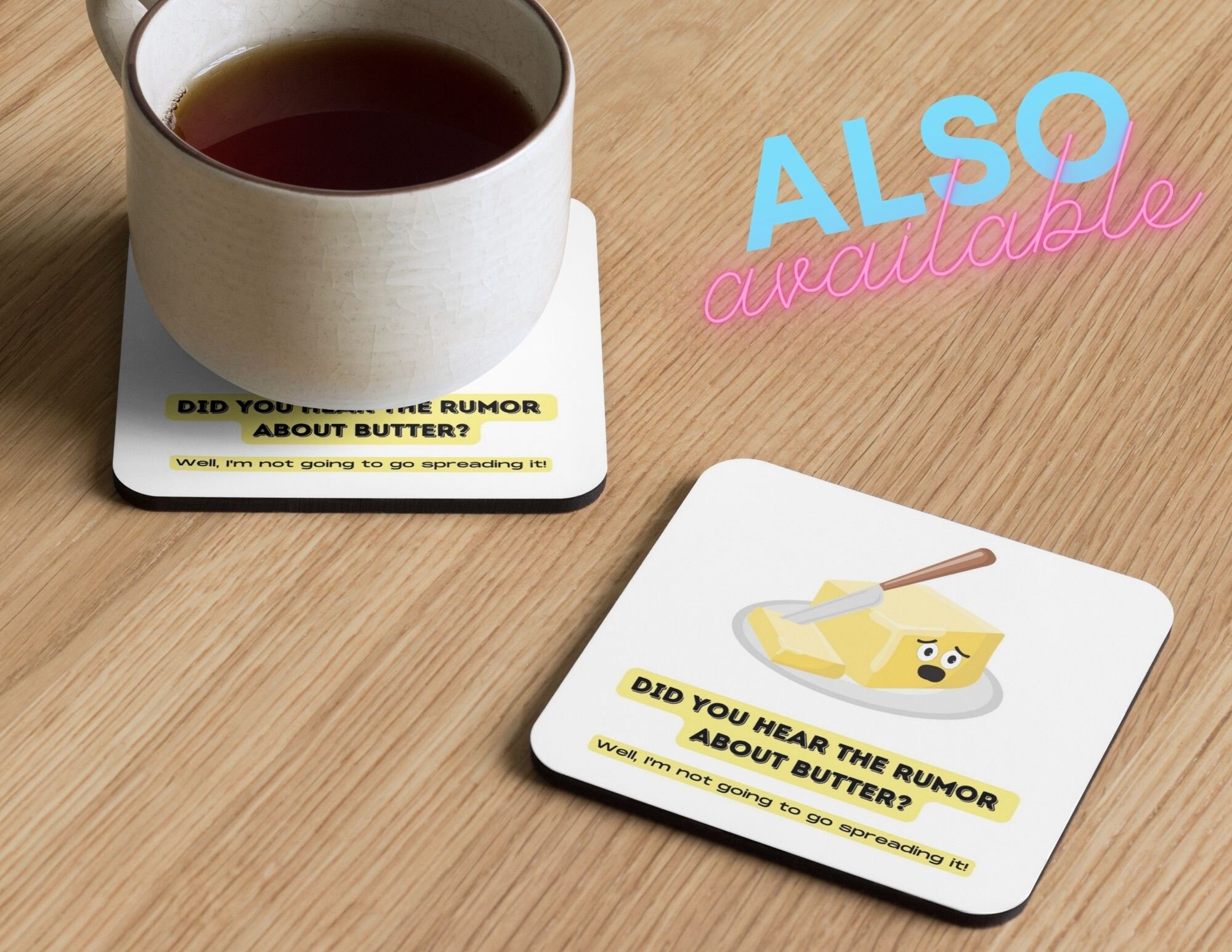 Butter Dad Joke Mug With Yellow Color Inside Etsy