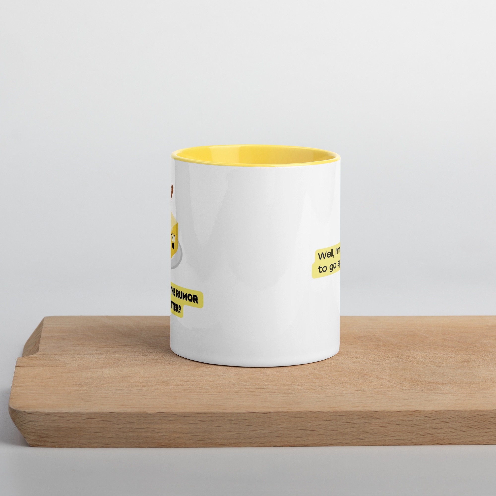 Butter Dad Joke Mug With Yellow Color Inside Etsy