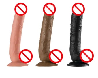 10 Inch Dildo inc balls and suction cup base Huge Realistic Veined Morpheus