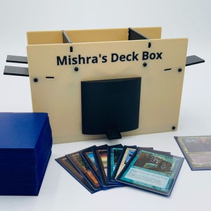 Mishra&#39;s Deck Box: Black-White Edition (Updated Version)