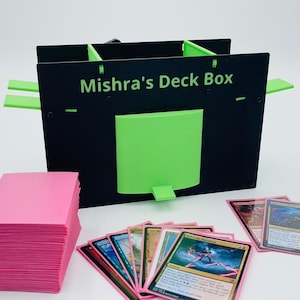 Mishra's Deck Box: Black & Green (2025 Version)