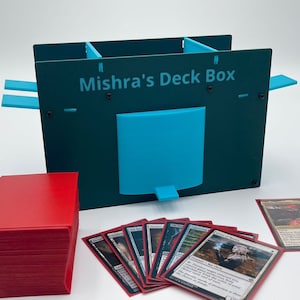 Mishra&#39;s Deck Box: Green-Blue Edition (Updated Version)