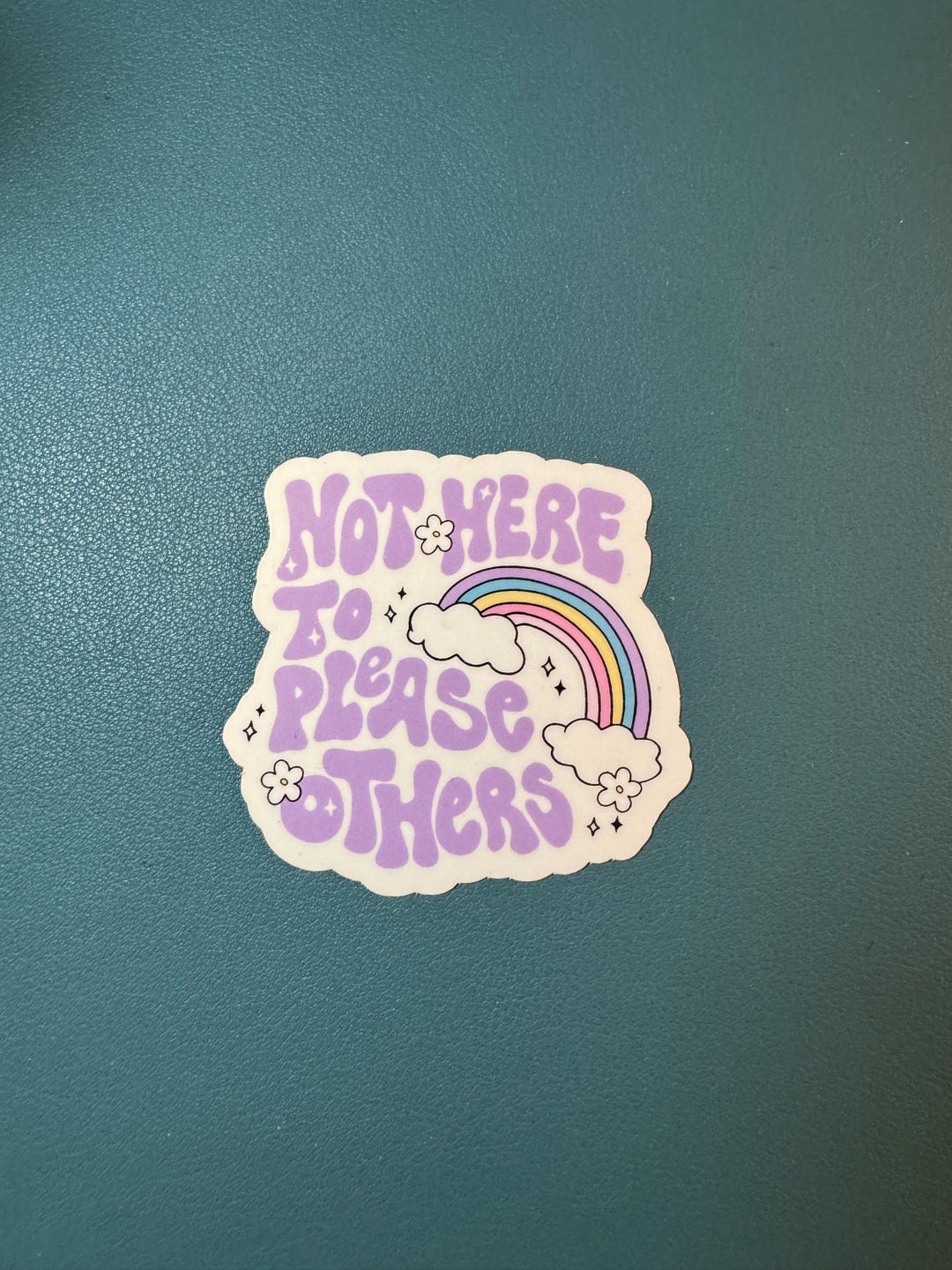 Others Sticker Not Here to Please Others Sticker, Rainbow Sticker, Snarky Sticker, Own ...