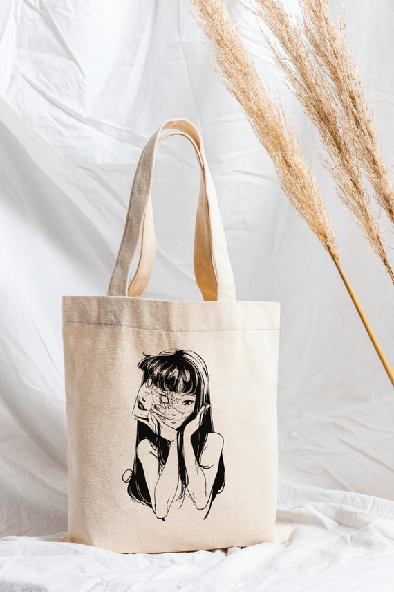 Junji Ito Tomie Tote Bag Cute Anime Tote Bag Aesthetic Anime - Etsy