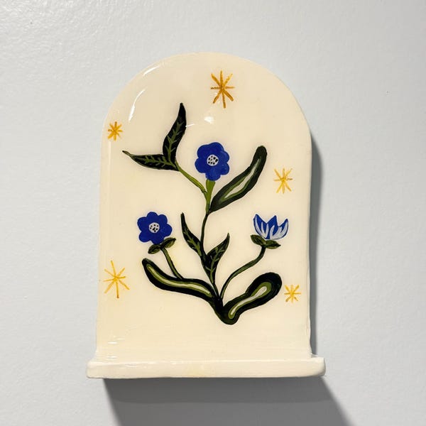 Celestial Flower Ceramic Altar