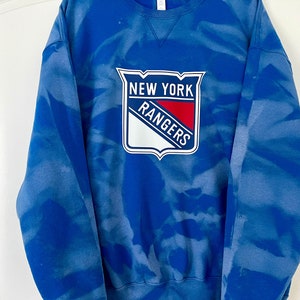 New York Rangers Tie Dye Sweatshirt