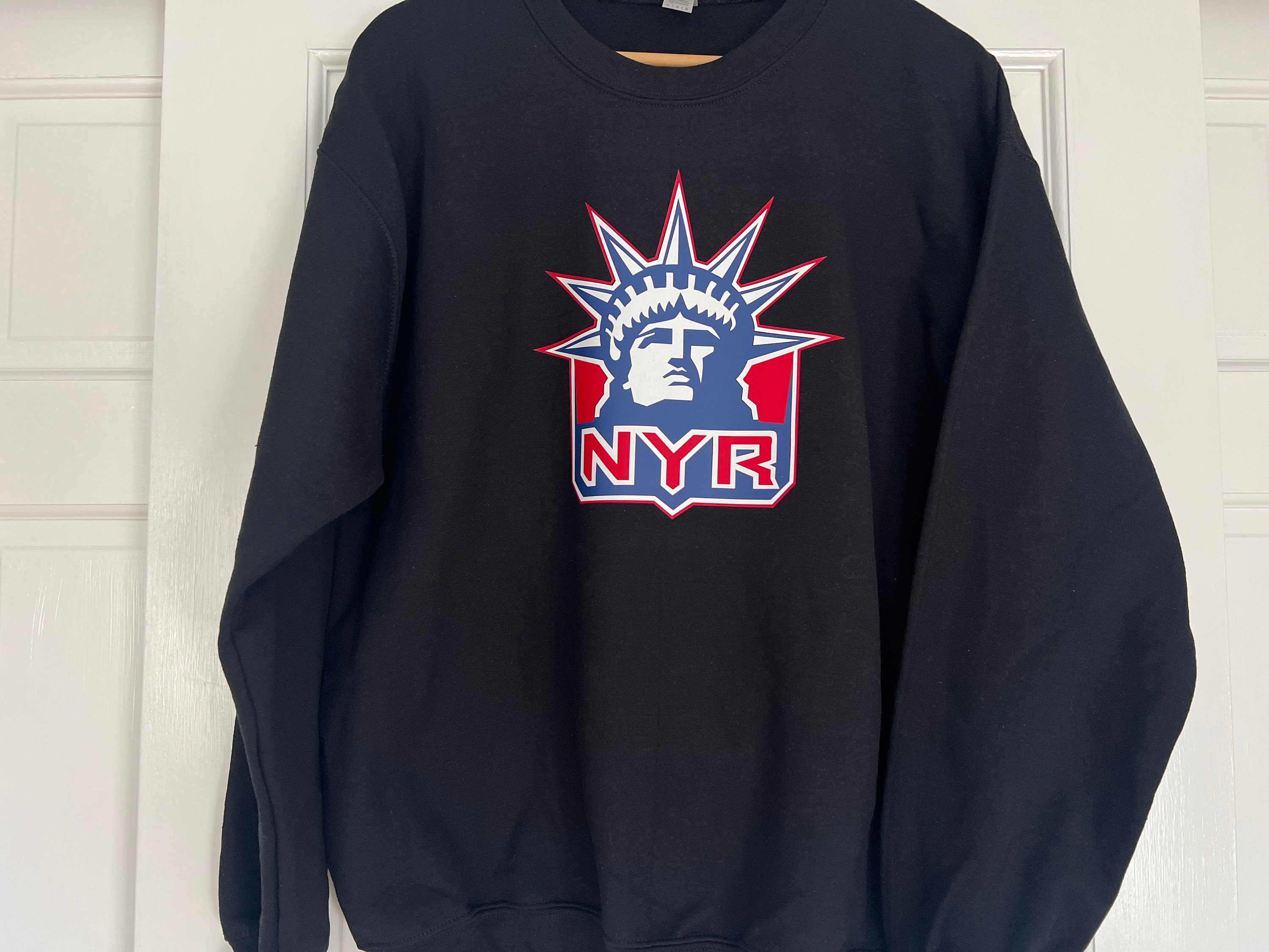 N€W York Rangers Hockey Crewneck Sweatshirt