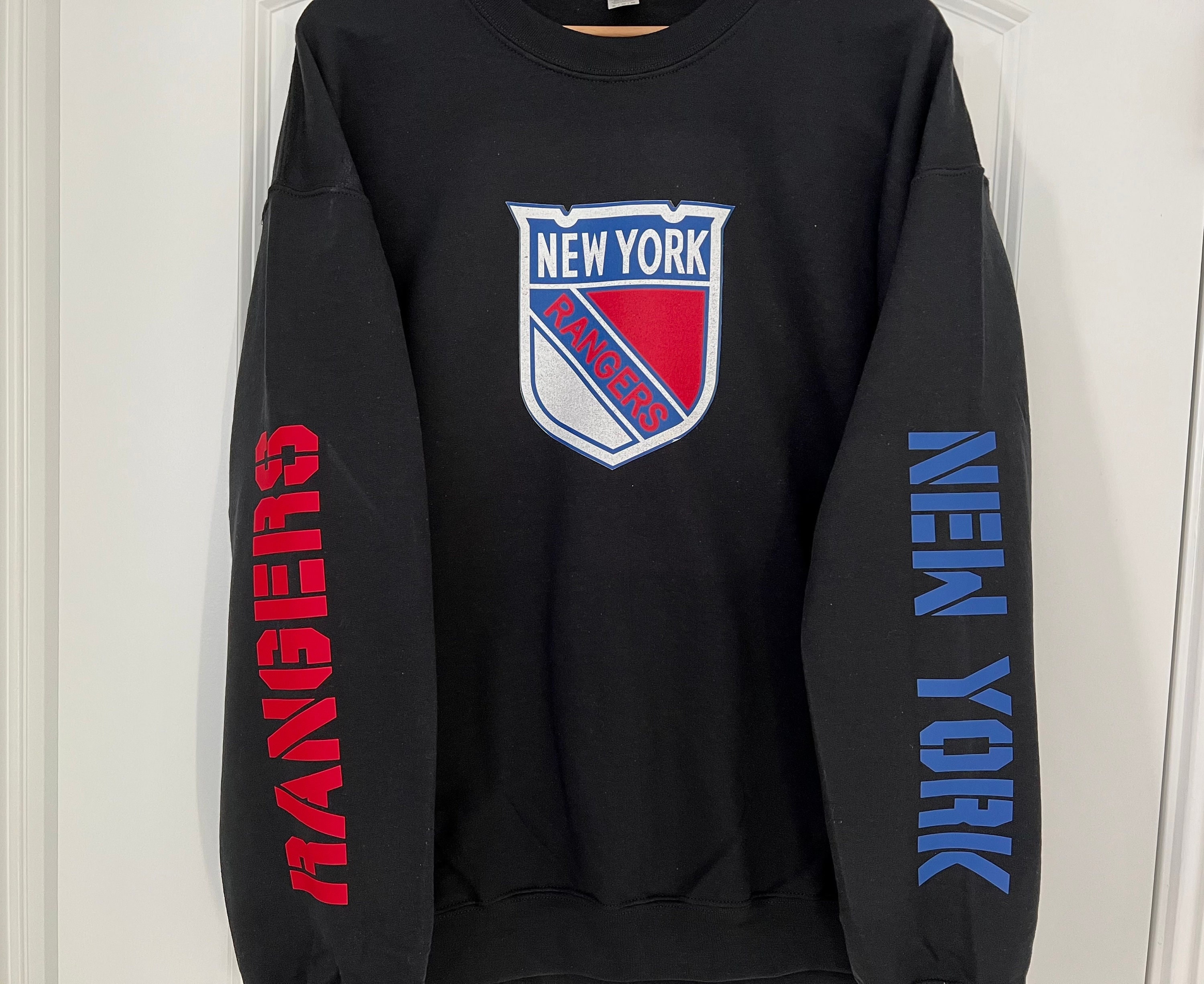 Custom New York Rangers 1994 Throwback Vintage Home Shirt Hoodie