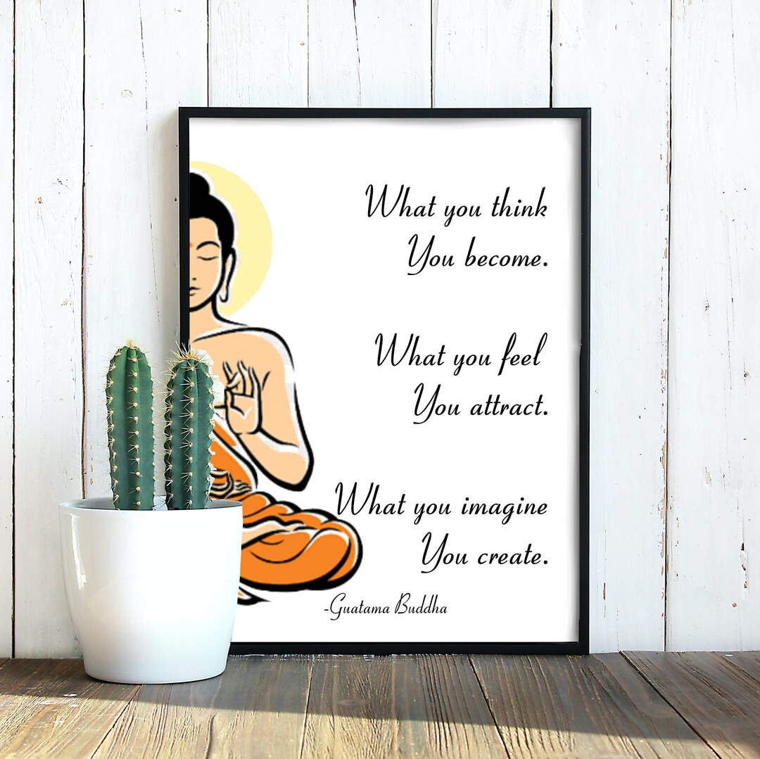 Inspirational Buddha Quotes Wall Art, Downloadable Digital Prints Wall ...