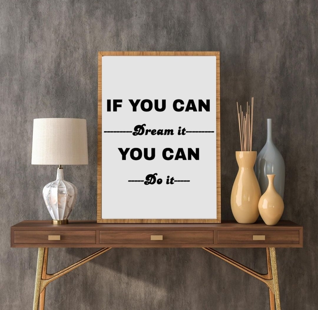 Downloadable Wall Art | Motivational Quote | Home Decor | Entrepreneur ...