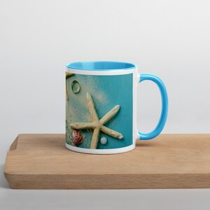 Blue Seashell Mug
