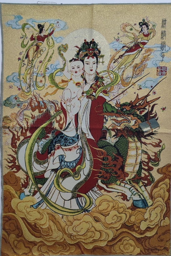 仏教アート 大きめ 木製フレーム付き 仏教アート 大きめ 木製フレーム