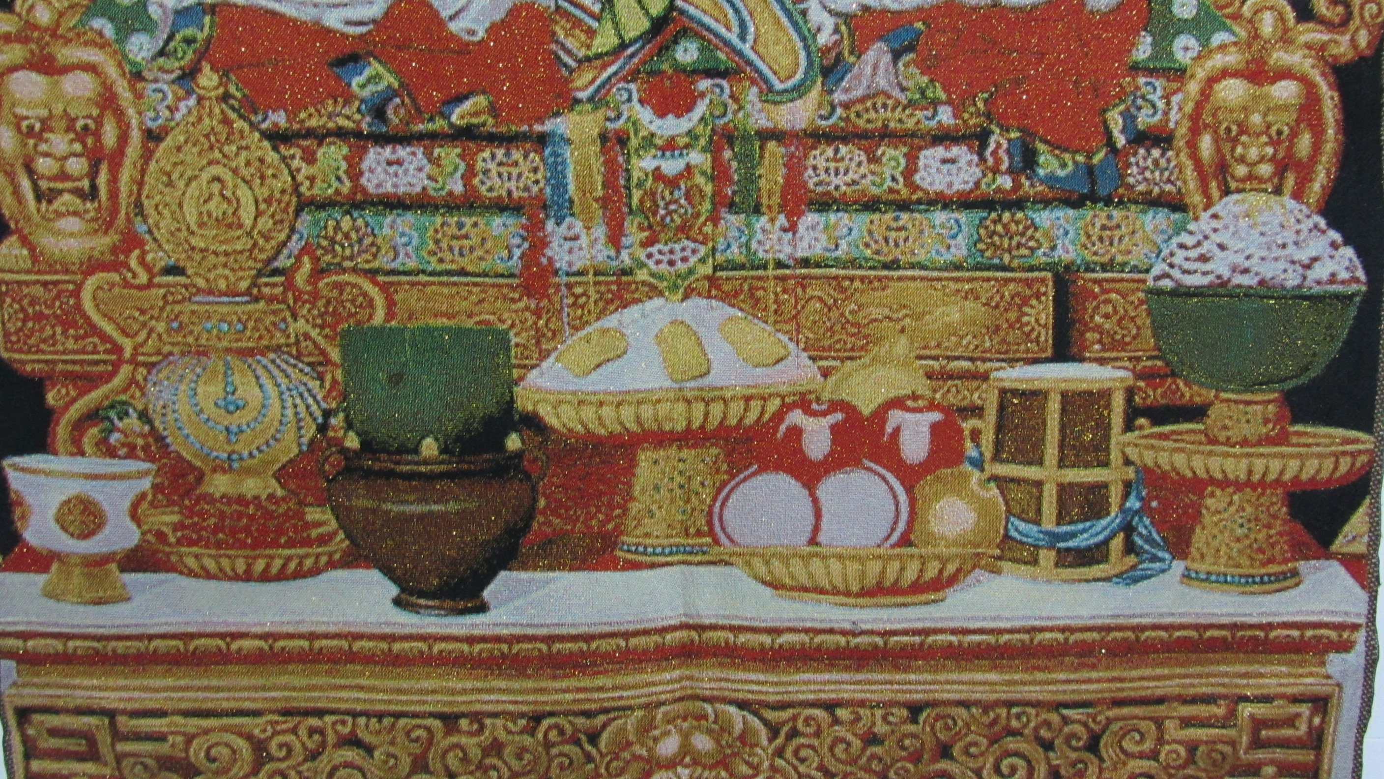 SR1441 チベット 35インチ 仏教 タンカ 仏陀 絵画 アート チベット