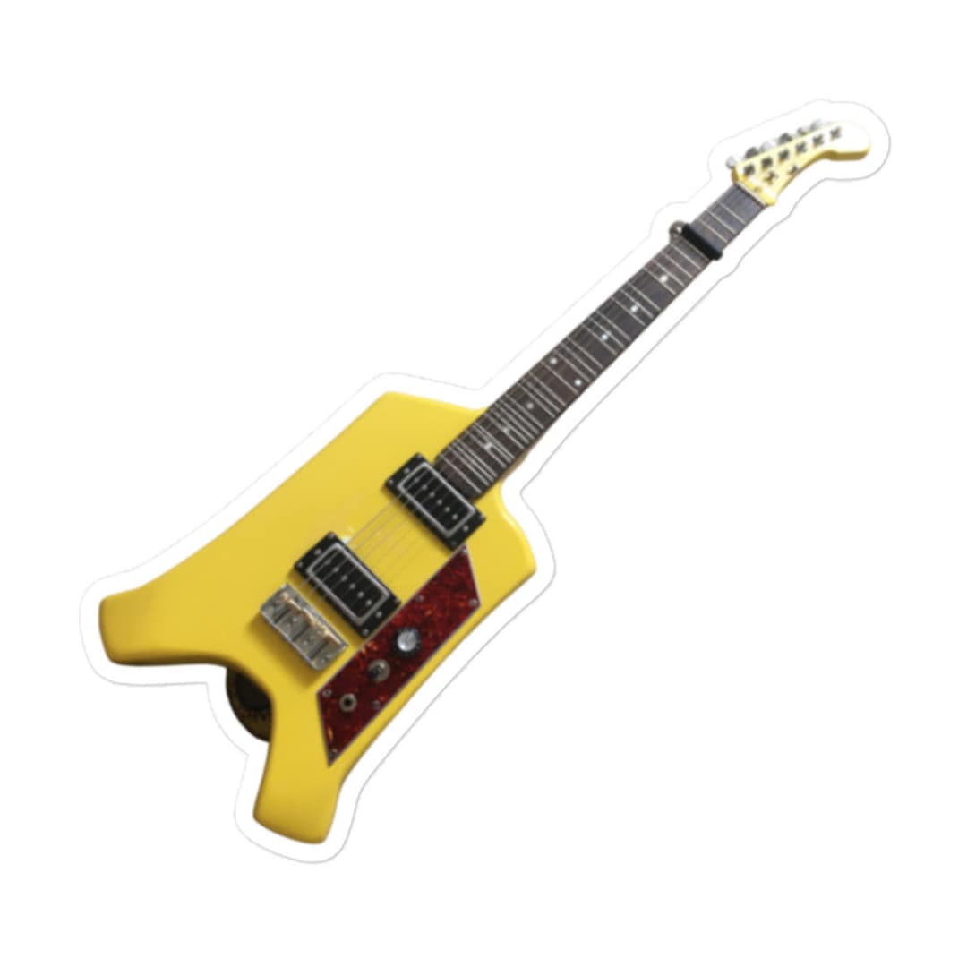 Microtonal Banana Guitar Sticker King Gizzard and the Lizard
