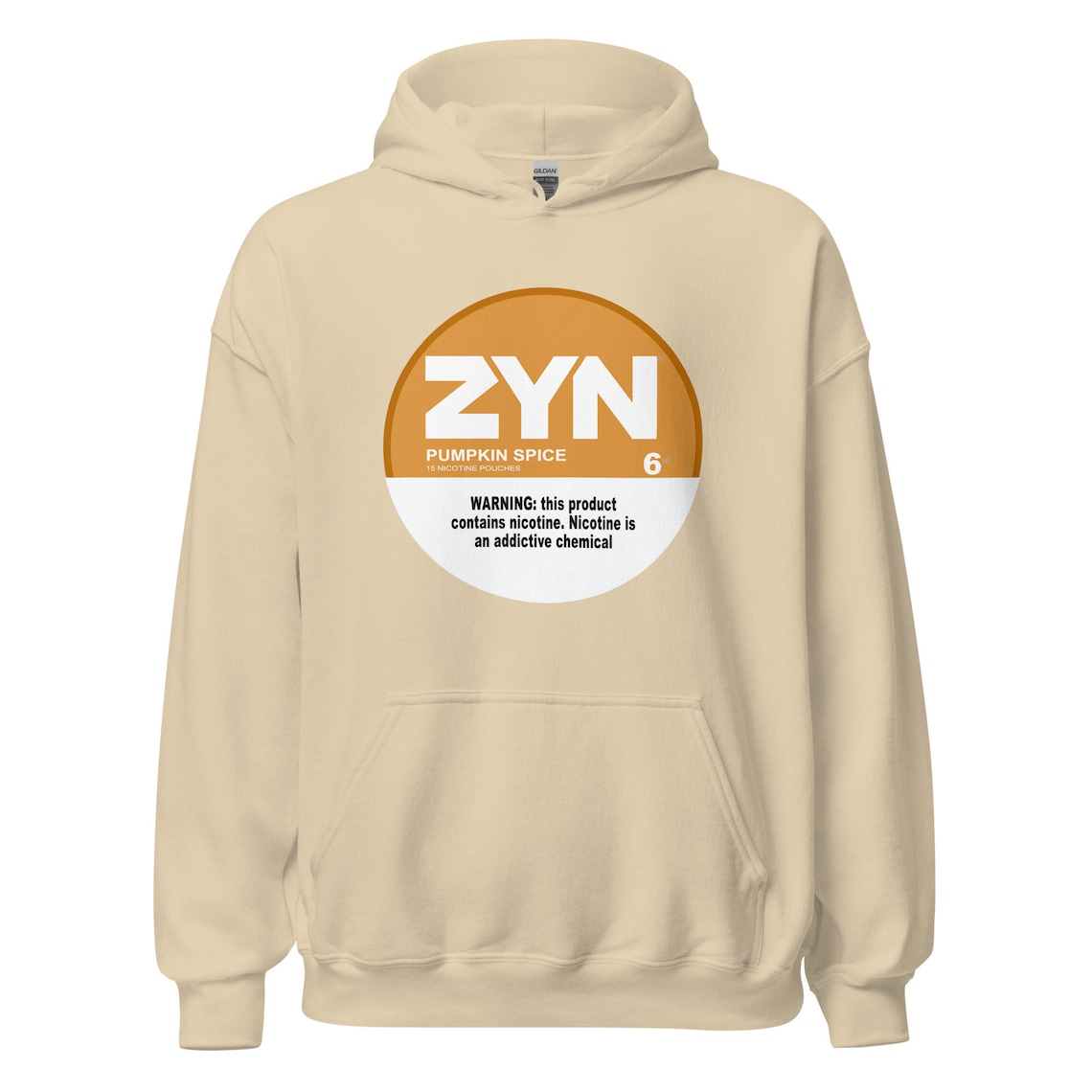 Zyn Pumpkin Spice Flavor Hoodie Unofficial Merch Seasonal Etsy