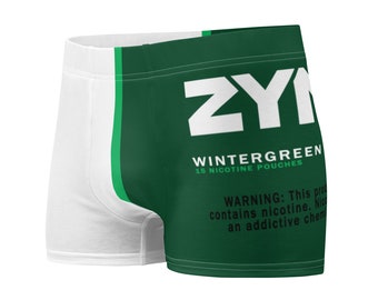 Zyn Wintergreen Boxer Briefs | Refreshing Underwear Design | Unofficial Zyn Merch